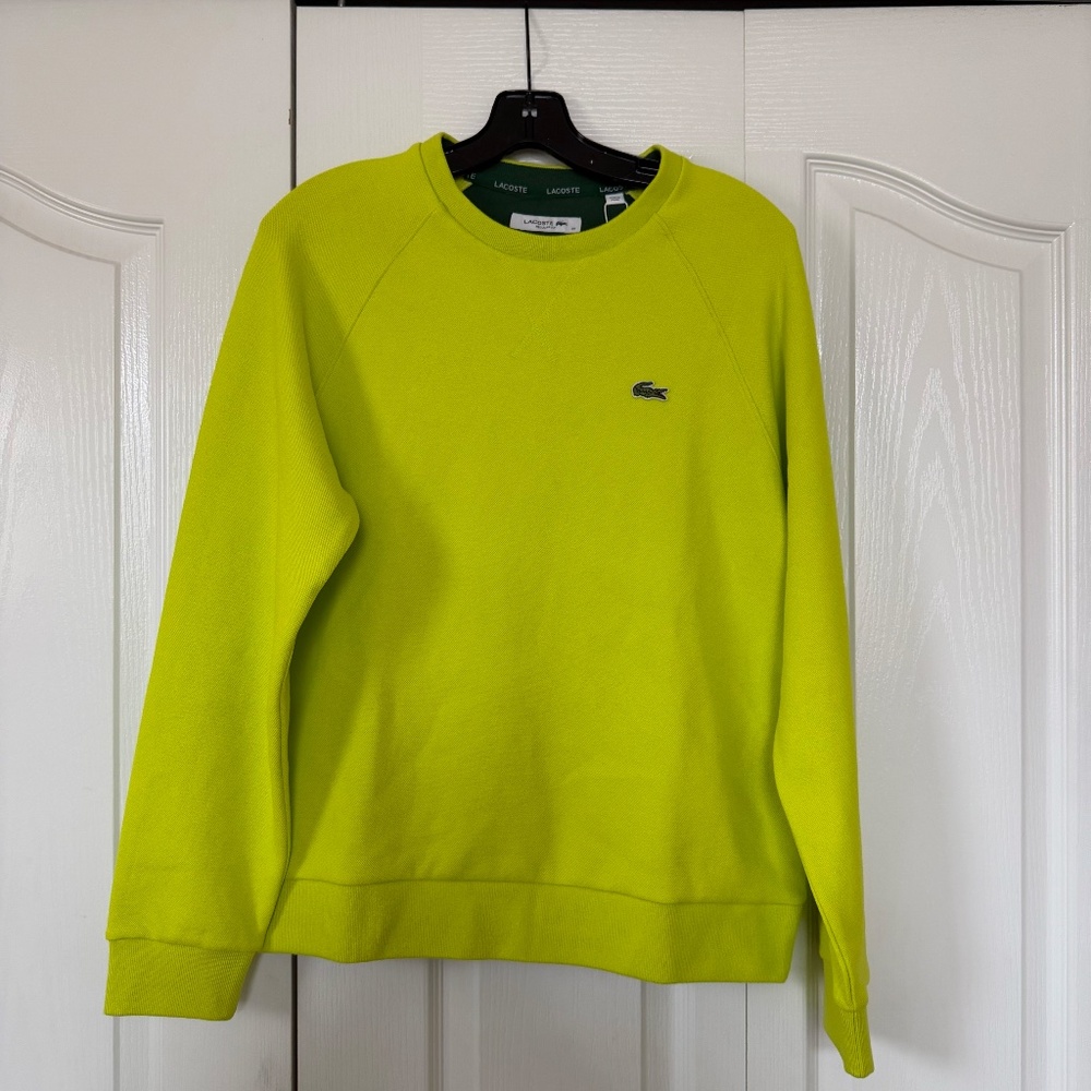 Lacoste Crew Neck Piqué Sweatshirt